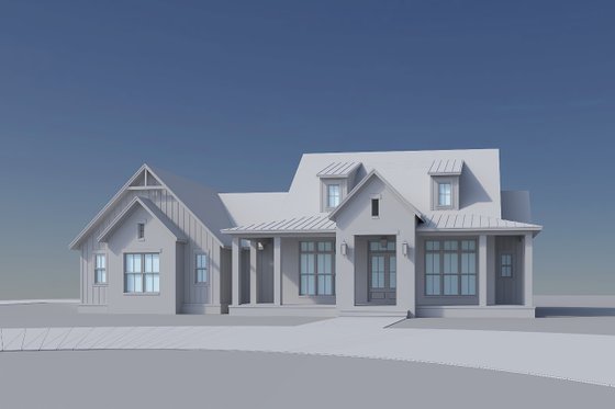 Farmhouse Exterior - Front Elevation Plan #430-426