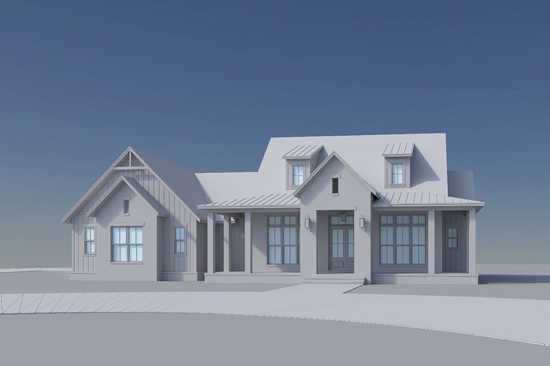 House Blueprint - Exterior - Front Elevation 10 for Farmhouse House Plan #430-426 - 3 bed, 3.5 bath