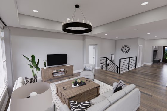 Interior - Family Room 3 for Farmhouse House Plan #51-1327 - 3 bed, 2.5 bath