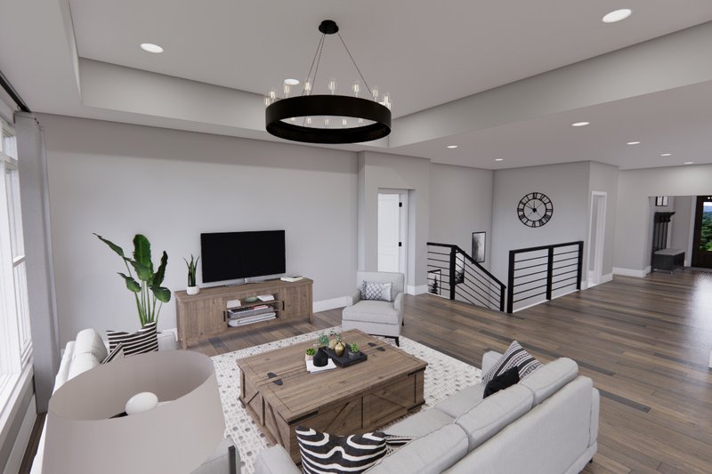 Home Plan - Interior - Family Room 3 for Farmhouse House Plan #51-1327 - 3 bed, 2.5 bath