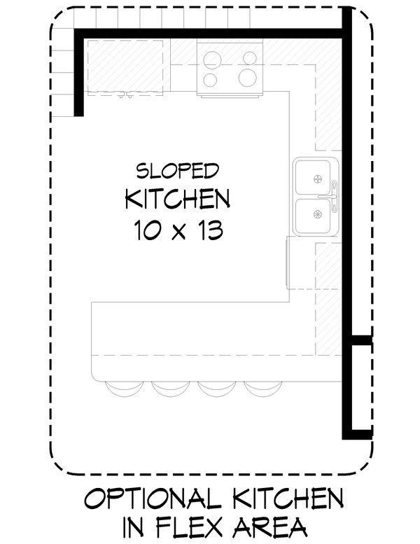 House Design - Floor Plan - Main Floor 1 for Contemporary House Plan #932-1375 - 5 bed, 3.5 bath