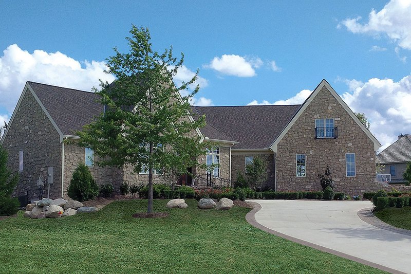 Dream House Plan - Exterior - Front Elevation 4 for European House Plan #20-2286 - 4 bed, 3.5 bath