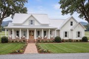 Farmhouse Style House Plan - 3 Beds 2.5 Baths 2282 Sq/Ft Plan #430-160 Exterior 