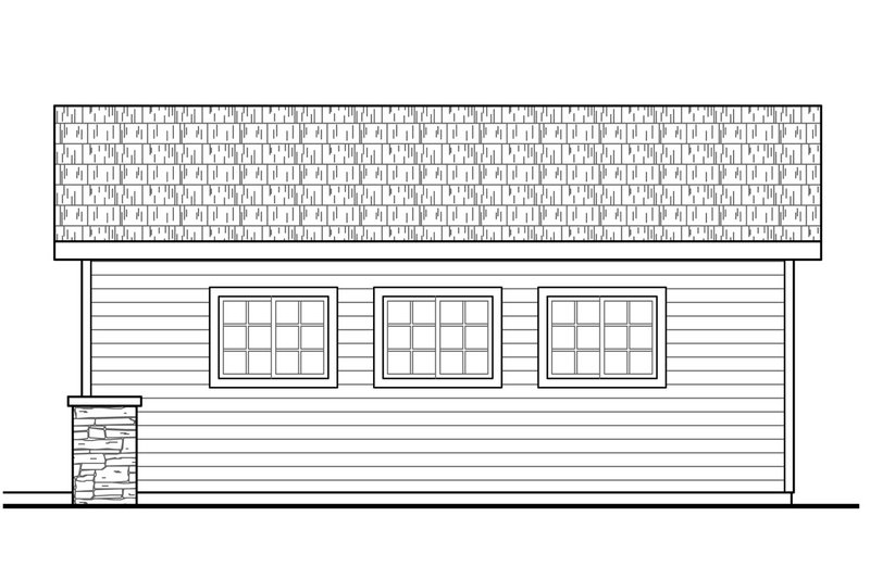 Architectural House Design - Exterior - Other Elevation 1 for Traditional House Plan #124-1099, 0 bath