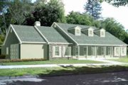Traditional Style House Plan - 3 Beds 2 Baths 2161 Sq/Ft Plan #1-1437 