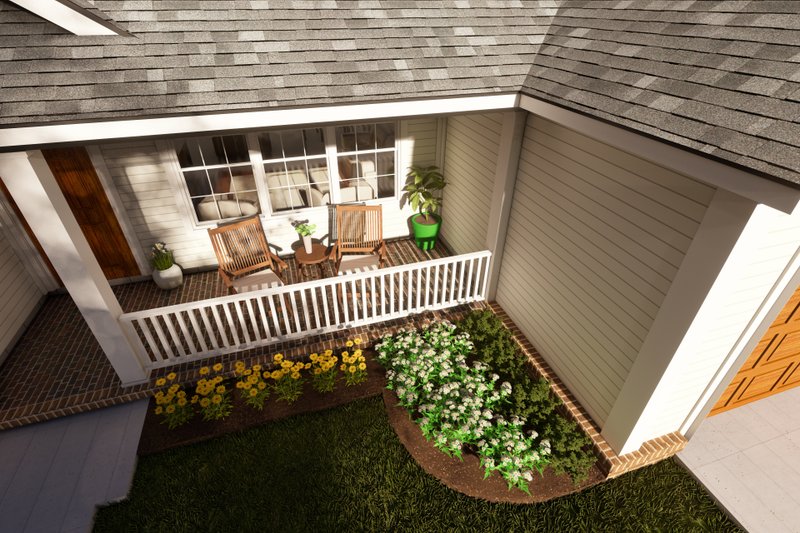 Architectural House Design - Exterior - Other Elevation 1 for Cottage House Plan #513-2055 - 3 bed, 2 bath