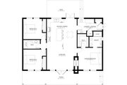 Cabin Style House Plan - 3 Beds 2 Baths 1378 Sq/Ft Plan #1114-6 