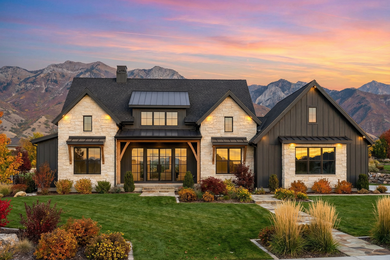 Home Plan - European Exterior - Front Elevation Plan #1096-85