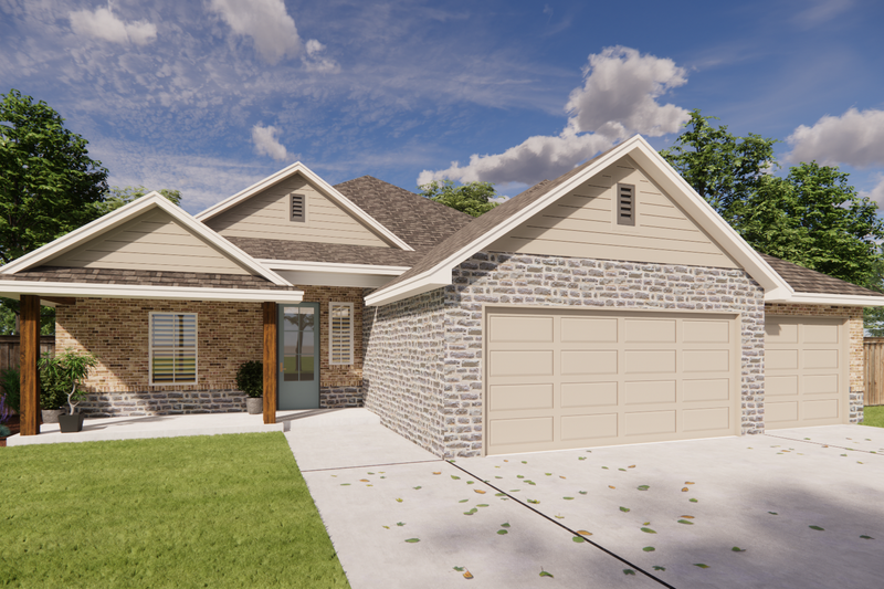 Dream House Plan - Exterior - Other Elevation 2 for Traditional House Plan #1098-3 - 4 bed, 2.5 bath