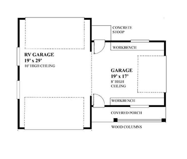 House Blueprint - Floor Plan - Main Floor Plan #118-123