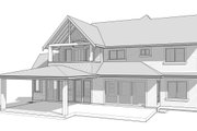 Farmhouse Style House Plan - 4 Beds 3.5 Baths 3867 Sq/Ft Plan #1114-86 Exterior 