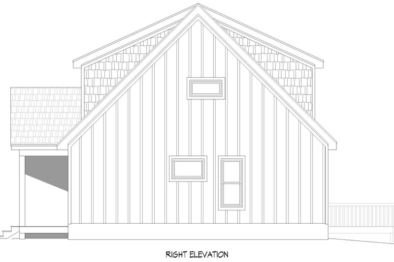 House Plan Design - Exterior - Other Elevation 1 for Country House Plan #932-690 - 4 bed, 3.5 bath