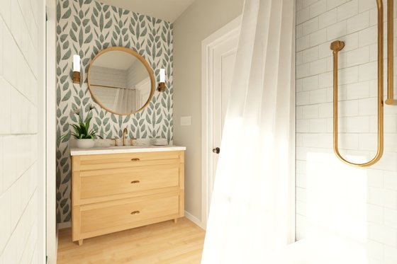 Interior - Bathroom for Farmhouse House Plan #126-247 - 3 bed, 2 bath