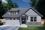 Craftsman Style House Plan - 3 Beds 3 Baths 2383 Sq/Ft Plan #53-543 Exterior 