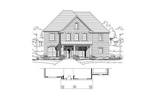 Traditional Exterior - Front Elevation Plan #411-221