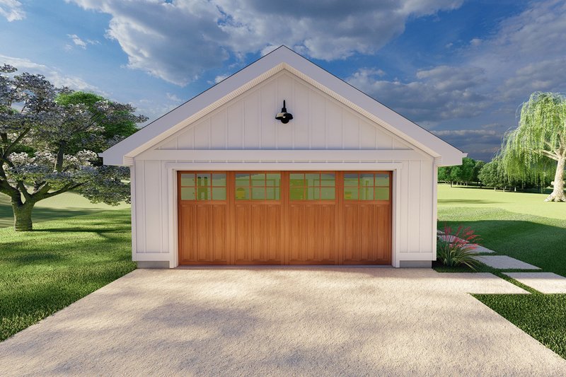 Architectural House Design - Exterior - Front Elevation 4 for Farmhouse House Plan #126-302, 0 bath