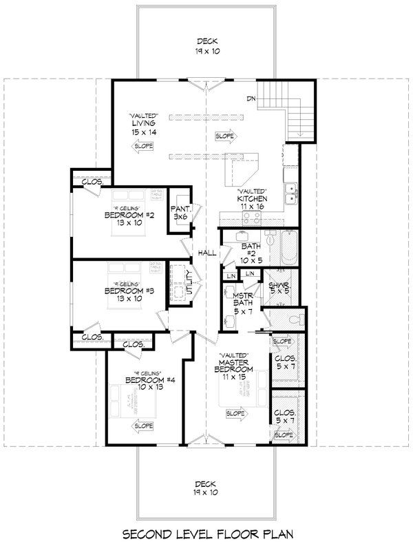 House Blueprint - Barndominium Floor Plan - Main Floor Plan #932-1247