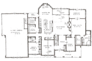 Tudor Style House Plan - 4 Beds 3 Baths 3146 Sq/Ft Plan #421-116 