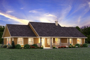 Ranch Style House Plan - 3 Beds 2 Baths 1924 Sq/Ft Plan #427-6 