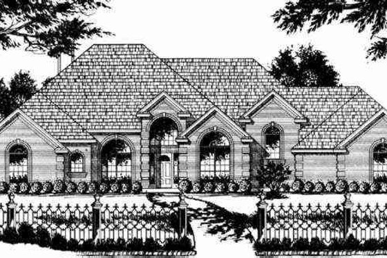 Exterior - Other Elevation 1 for Traditional House Plan #40-197 - 4 bed, 2.5 bath