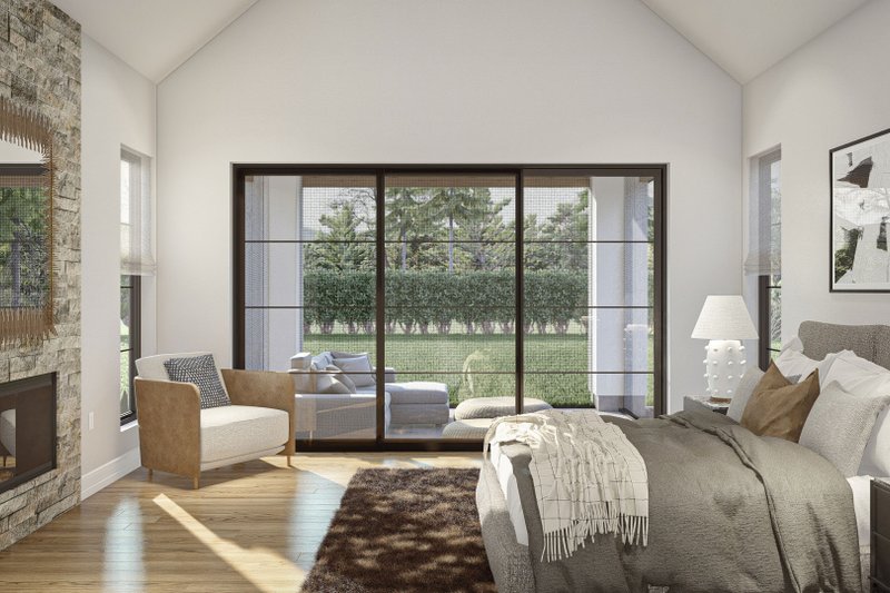House Design - Interior - Master Bedroom 1 for Modern House Plan #455-520 - 5 bed, 4.5 bath