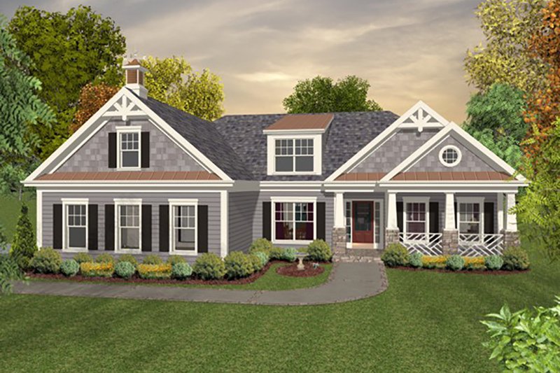  Craftsman  Style  House  Plan  4 Beds 4 Baths 1700  Sq  Ft  