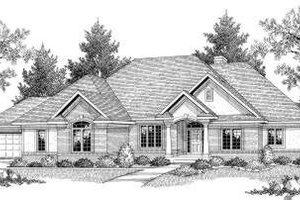 Traditional Exterior - Front Elevation Plan #70-583