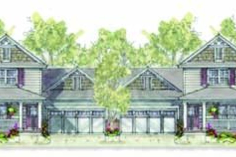 Dream House Plan - Cottage Exterior - Front Elevation Plan #20-1343