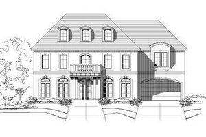 Colonial Exterior - Front Elevation Plan #411-584