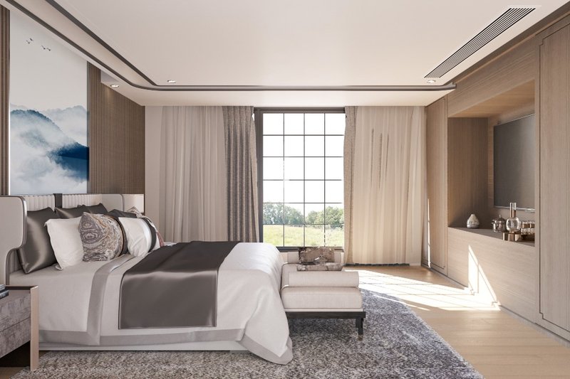Architectural House Design - Interior - Master Bedroom 1 for Traditional House Plan #54-537 - 3 bed, 2.5 bath