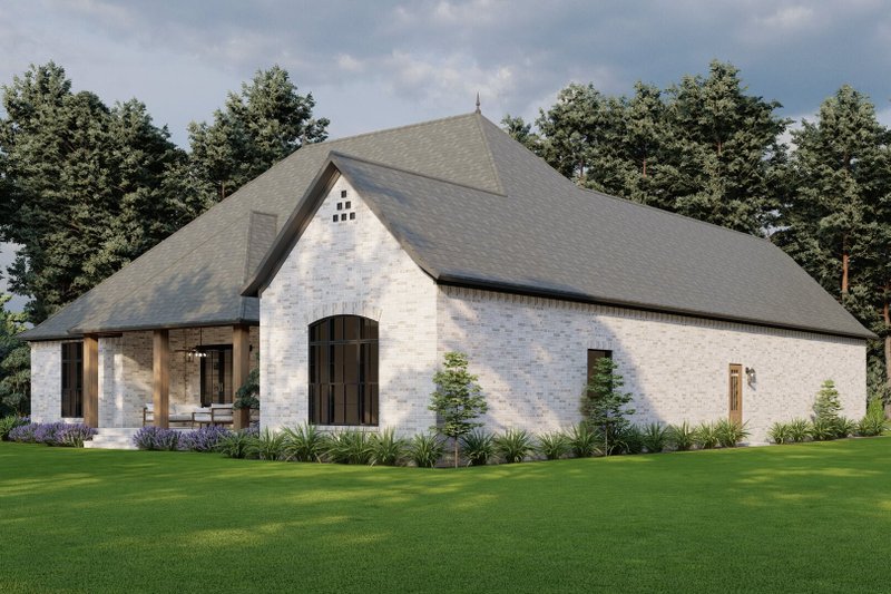Dream House Plan - Exterior - Other Elevation 3 for European House Plan #17-3414 - 4 bed, 3.5 bath