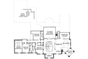 European Style House Plan - 5 Beds 5.5 Baths 6184 Sq/Ft Plan #141-158 