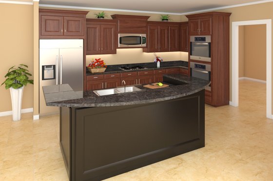 Interior - Kitchen for Farmhouse House Plan #21-313 - 4 bed, 2.5 bath