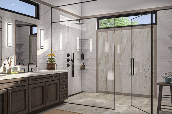 Interior - Master Bathroom 1 for Beach House Plan #455-483 - 2 bed, 2.5 bath