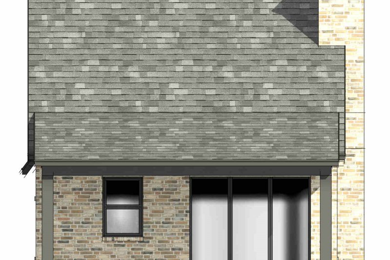 Home Plan - Exterior - Rear Elevation 1 for Cottage House Plan #1096-143 - 1 bed, 1 bath