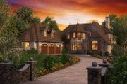 European Style House Plan - 3 Beds 3.5 Baths 4142 Sq/Ft Plan #48-625 