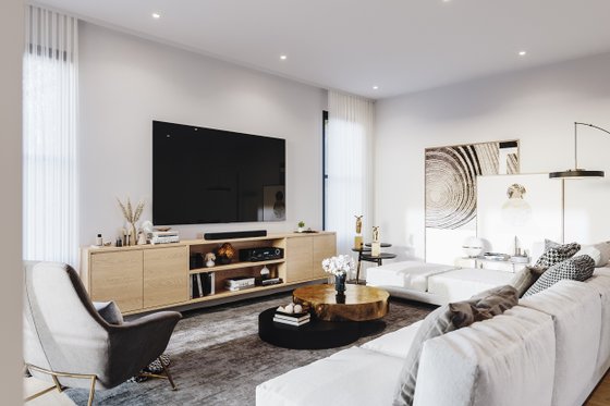 Interior - Family Room 1 for Farmhouse House Plan #23-2770 - 4 bed, 3 bath