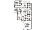 European Style House Plan - 4 Beds 4 Baths 2670 Sq/Ft Plan #63-216 