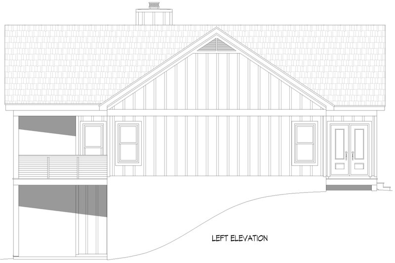 Dream House Plan - Exterior - Other Elevation for Country House Plan #932-1298 - 3 bed, 2 bath