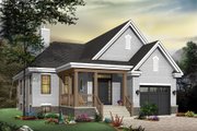 Traditional Style House Plan - 2 Beds 1 Baths 1281 Sq/Ft Plan #23-566 