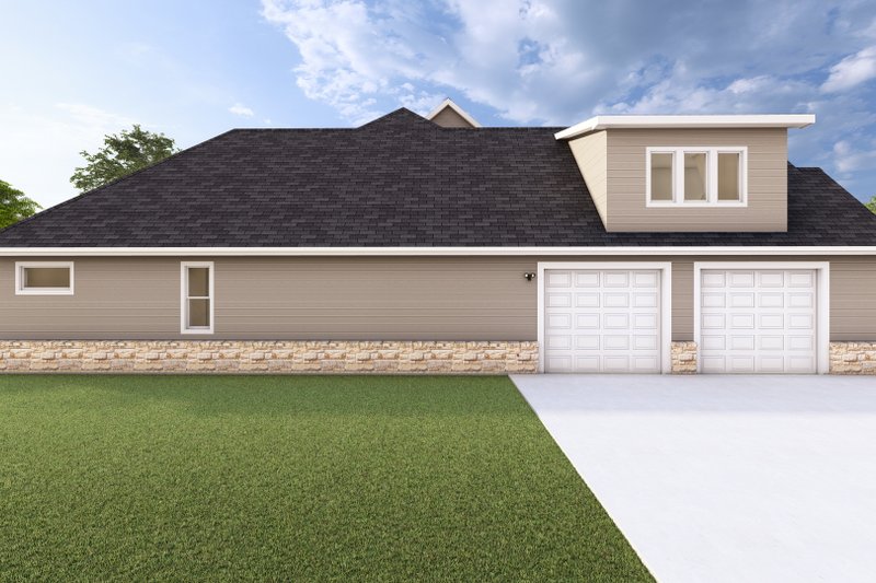 Architectural House Design - Exterior - Other Elevation for Craftsman House Plan #1127-9 - 3 bed, 2 bath