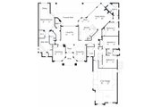 European Style House Plan - 4 Beds 4 Baths 3570 Sq/Ft Plan #417-397 