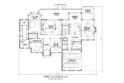 Traditional Style House Plan - 5 Beds 4.5 Baths 3857 Sq/Ft Plan #1054-80 