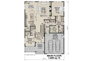 Farmhouse Style House Plan - 5 Beds 3 Baths 2543 Sq/Ft Plan #51-1322 