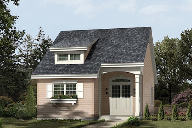 Cottage Style House Plan - 2 Beds 1 Baths 882 Sq/Ft Plan #57-380