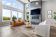 Contemporary Style House Plan - 3 Beds 3 Baths 2589 Sq/Ft Plan #1070-145 Photo 