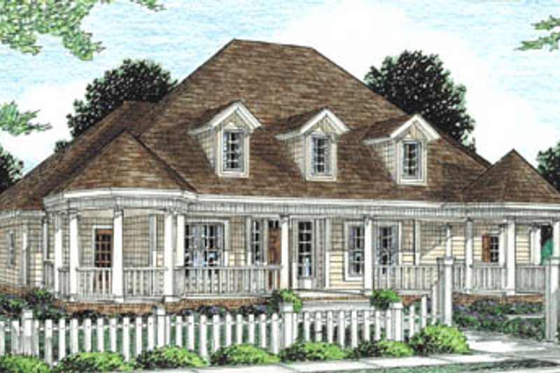 Dream House Plan - Country Exterior - Front Elevation Plan #20-289