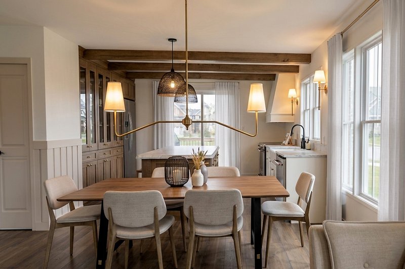 Dream House Plan - Interior - Dining Room for Craftsman House Plan #23-2910 - 2 bed, 1 bath