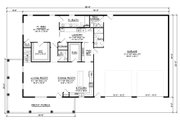 Barndominium Style House Plan - 5 Beds 3.5 Baths 3484 Sq/Ft Plan #1064-163 