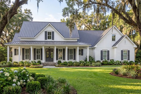 Exterior - Front Elevation 4 for Farmhouse House Plan #430-160 - 3 bed, 2.5 bath